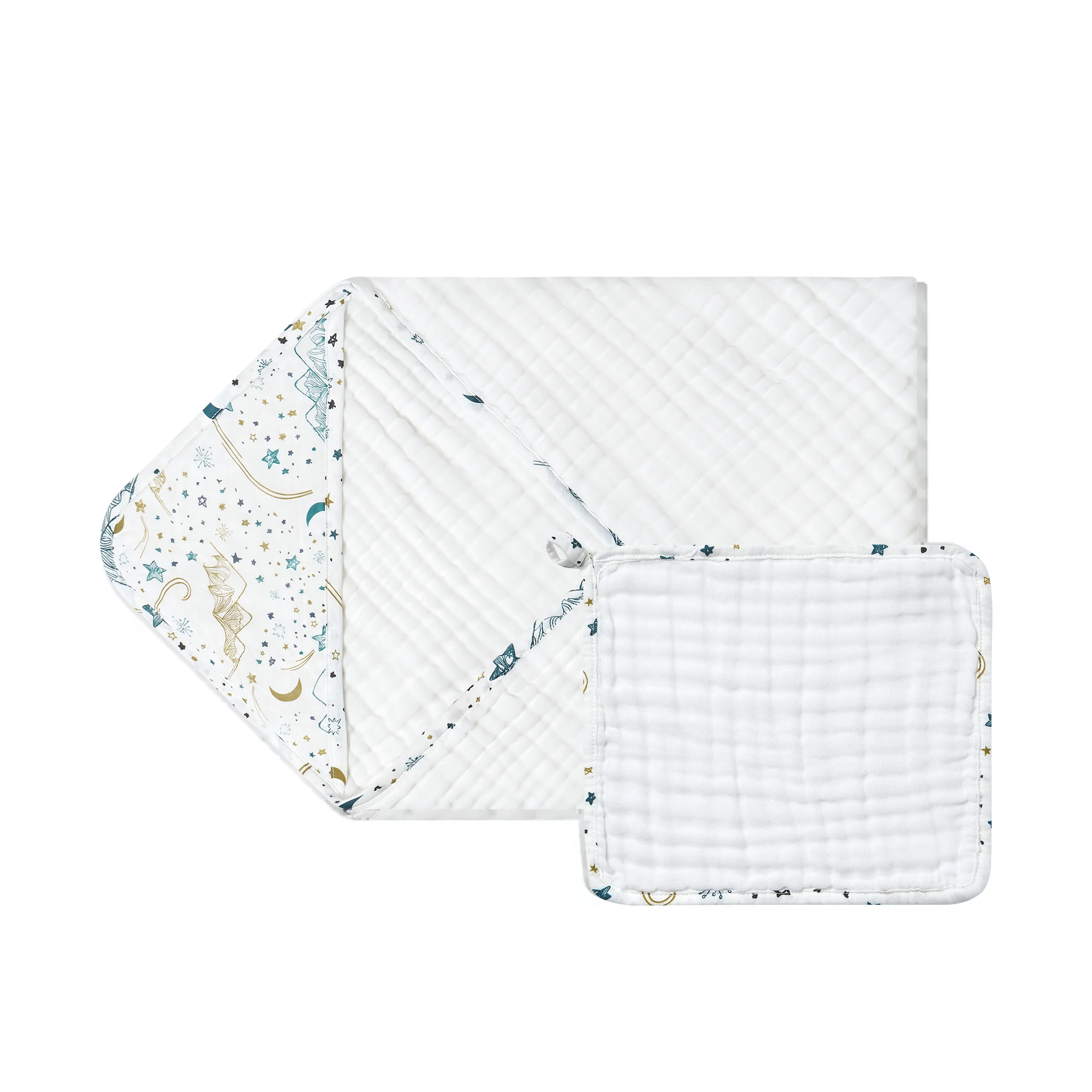 9-Layer Hooded Baby Bath Towel - Image 12