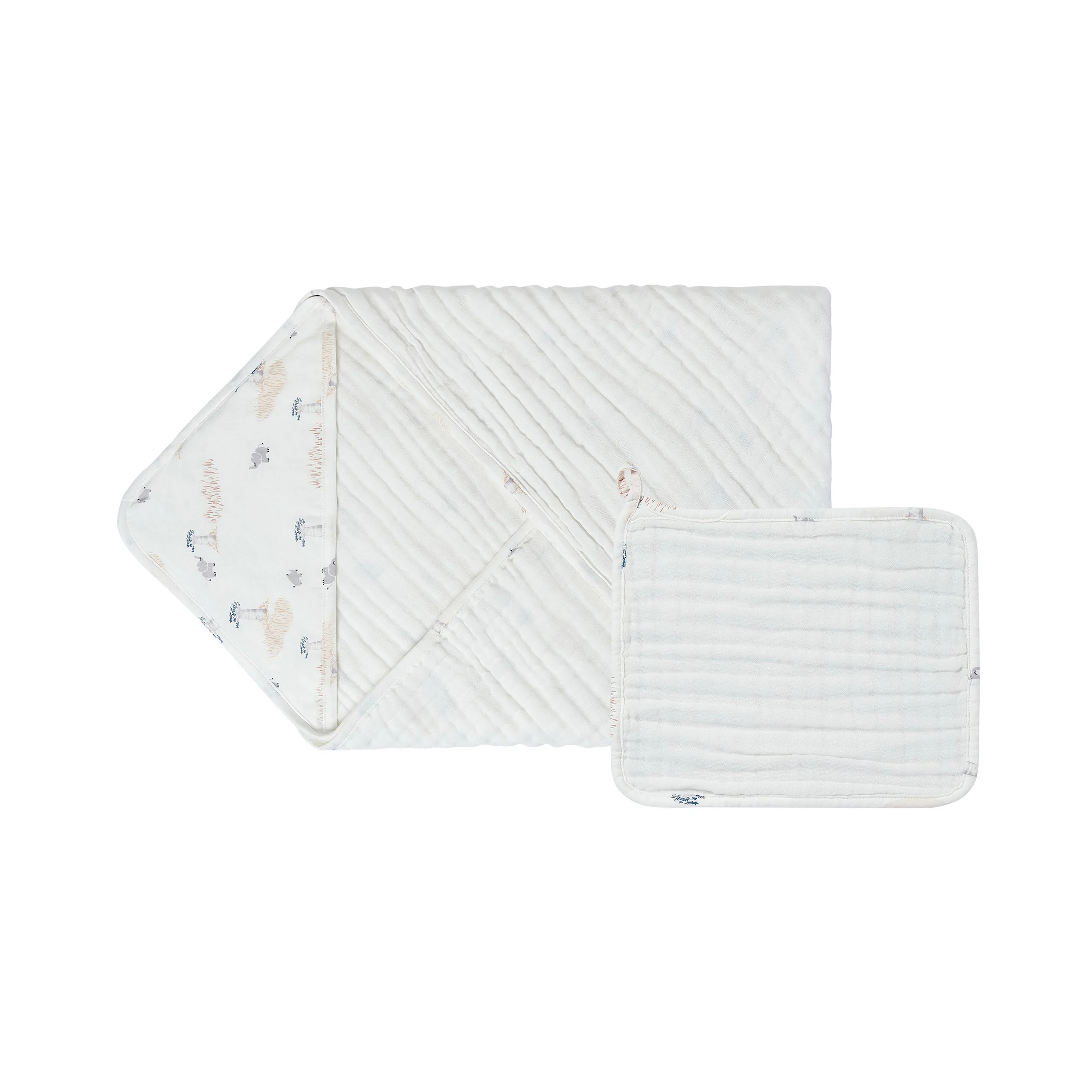 9-Layer Hooded Baby Bath Towel - Image 7