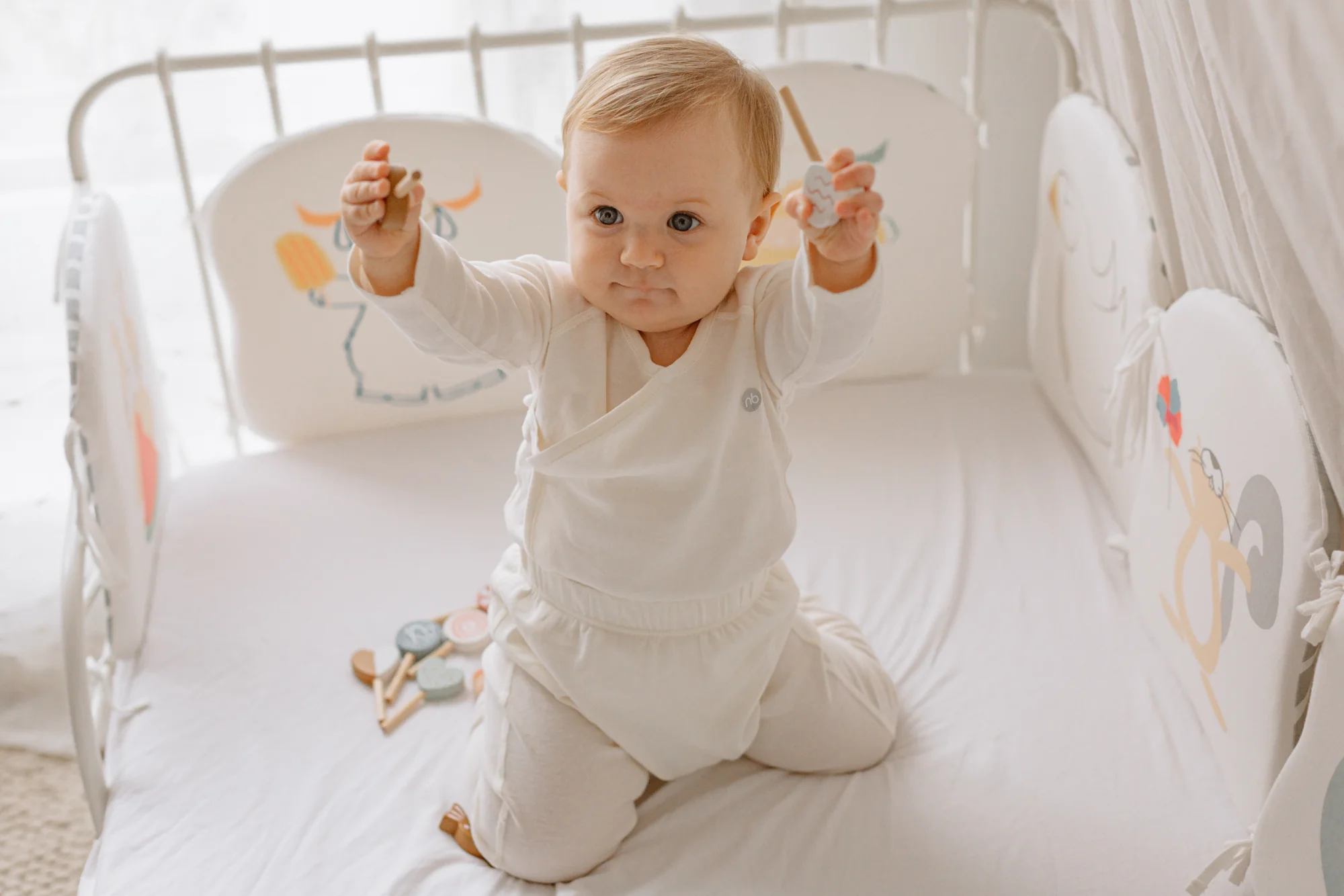 Basics Kimono Ribbed Long Sleeve T-shirt (2 Pack) - Image 4