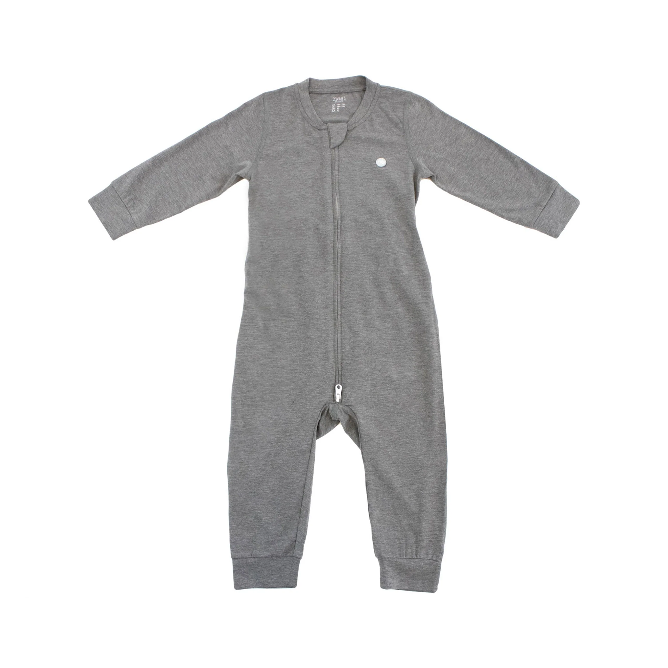 Basics Long Sleeve Drop Bottom Romper - Image 3