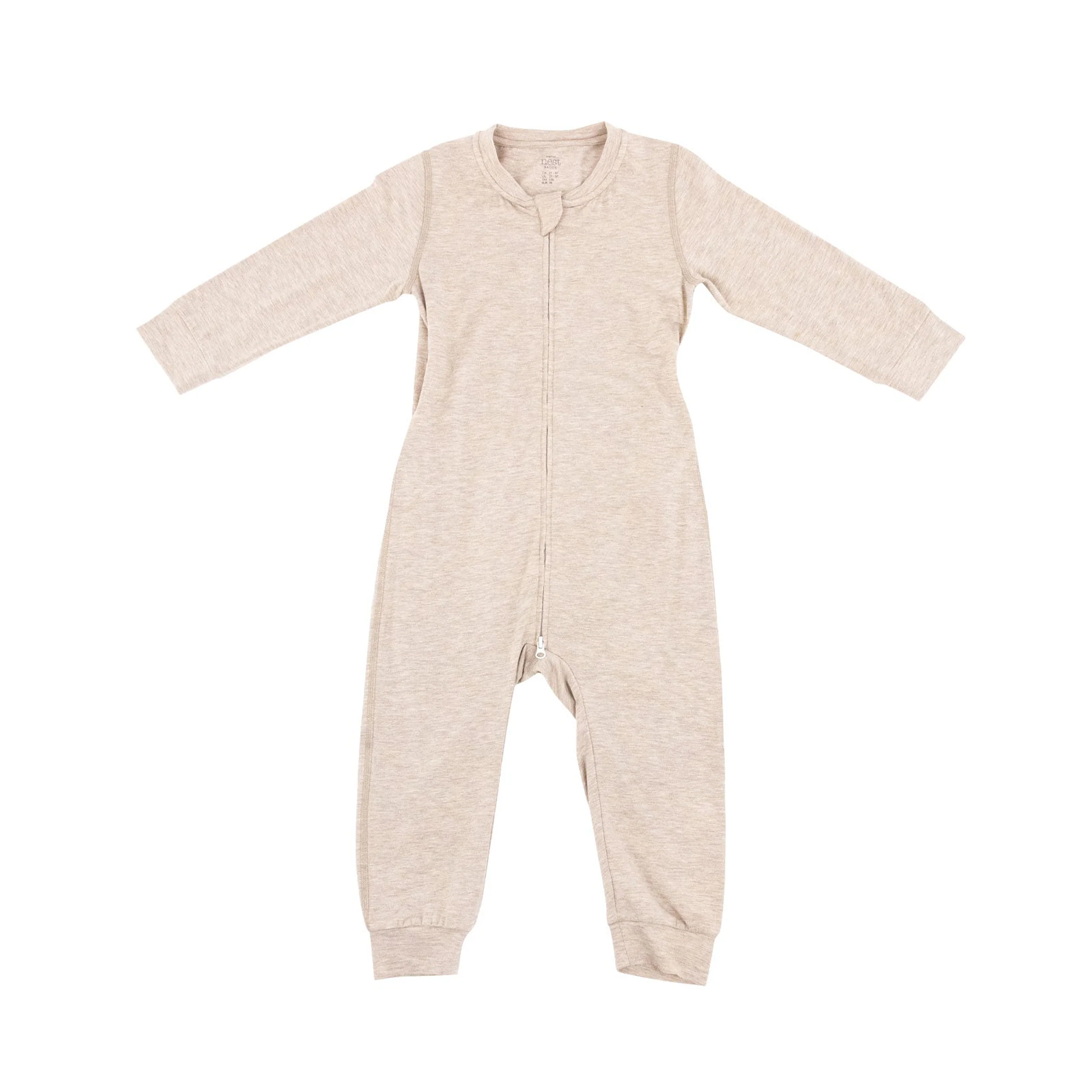 Basics Long Sleeve Drop Bottom Romper - Image 5