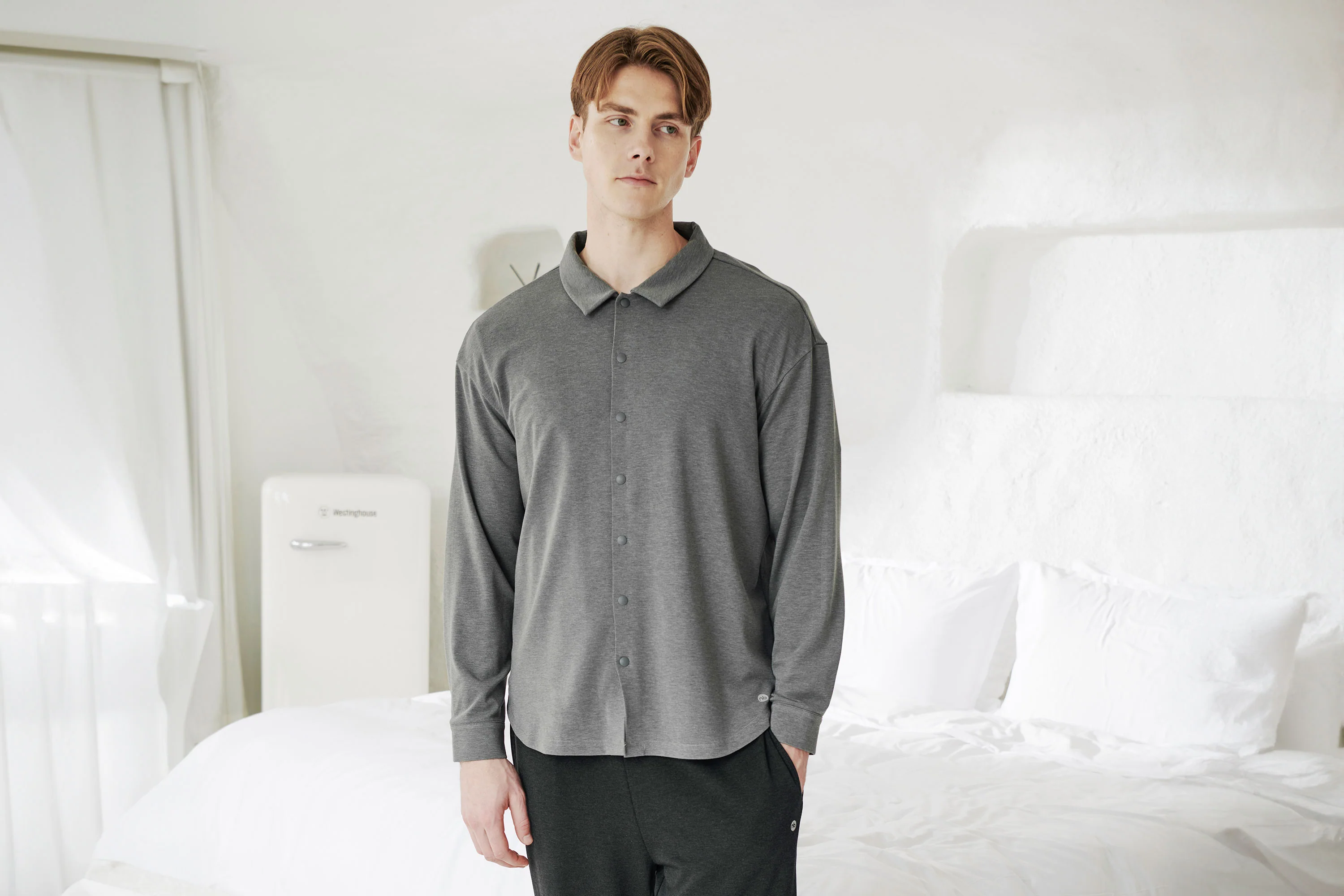 Men's Basics Button Up Shirt - Image 4