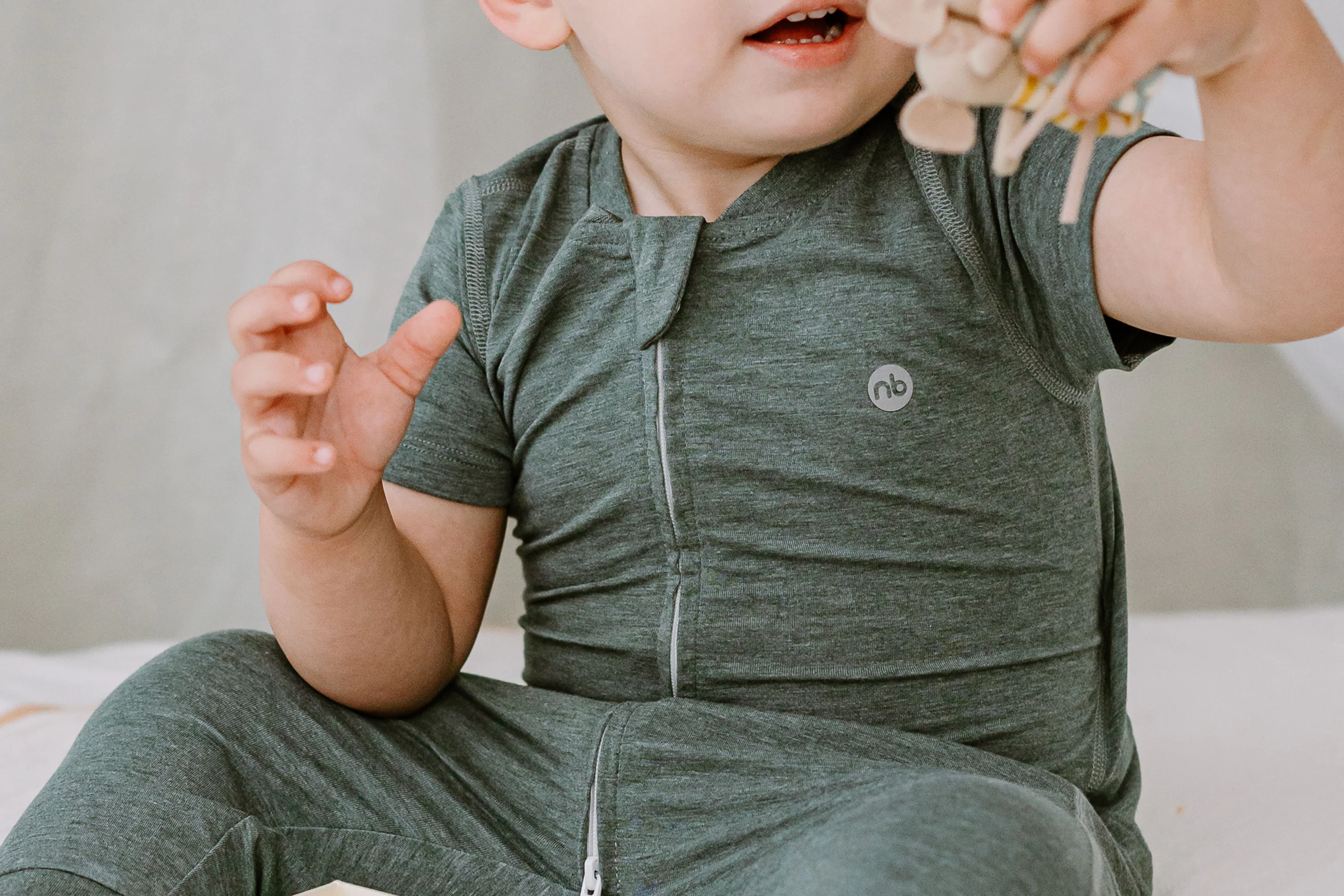 Basics Short Sleeve Romper - Image 5