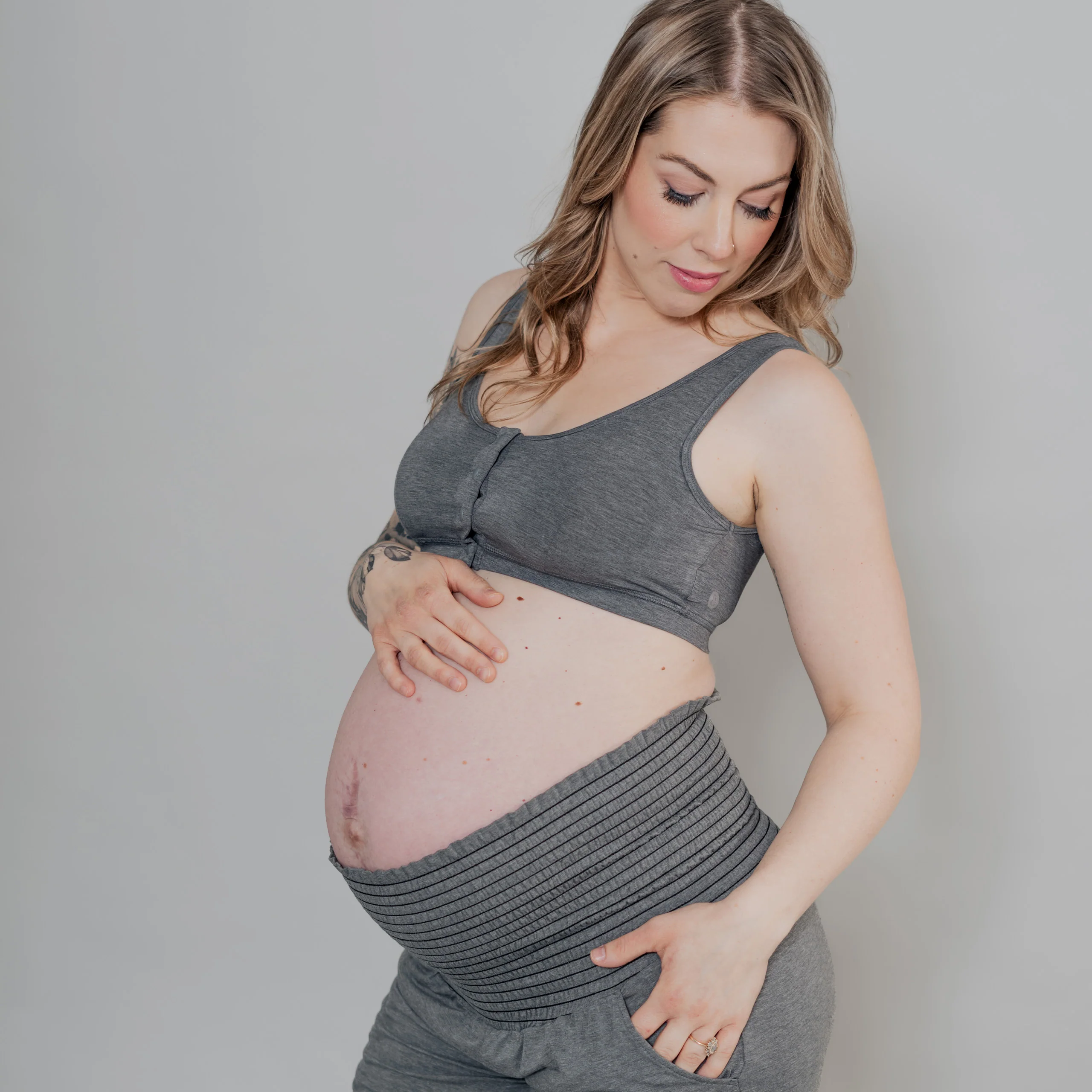 Nest Bump Henley Nursing Bra - Image 3