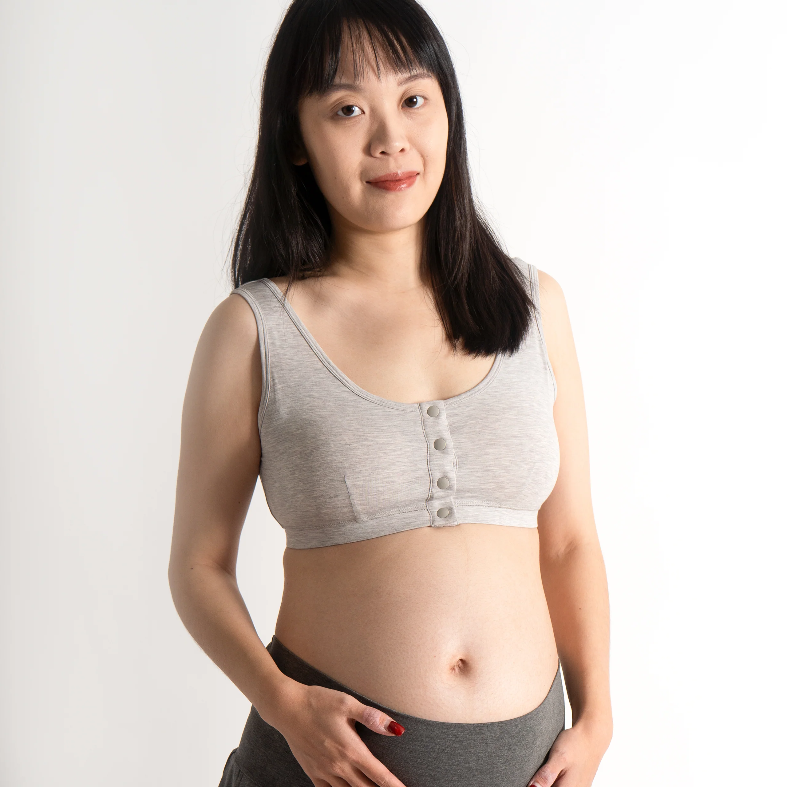 Nest Bump Henley Nursing Bra - Image 4