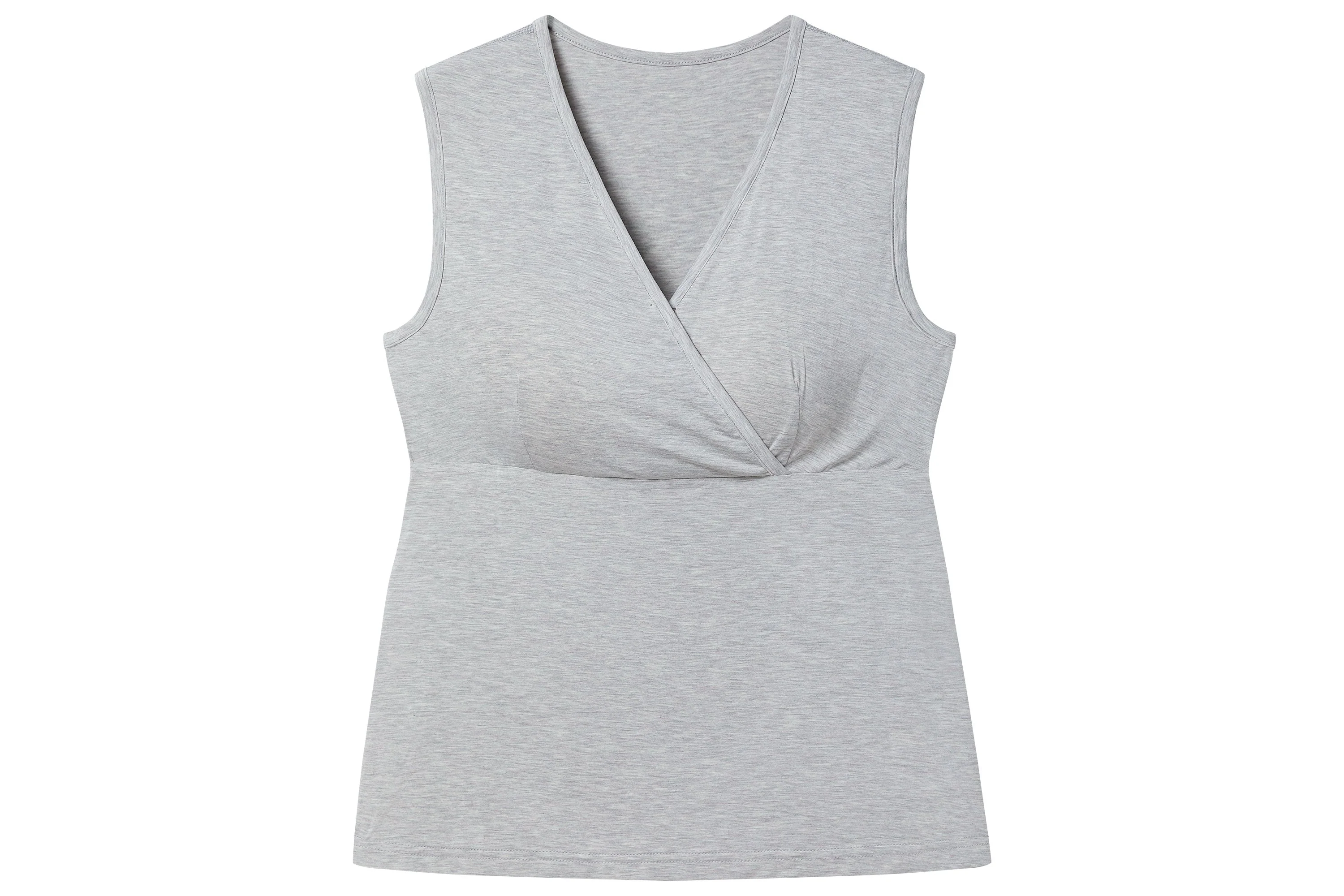 Nest Bump Women's Nursing Tank V-Neck Top - Image 3