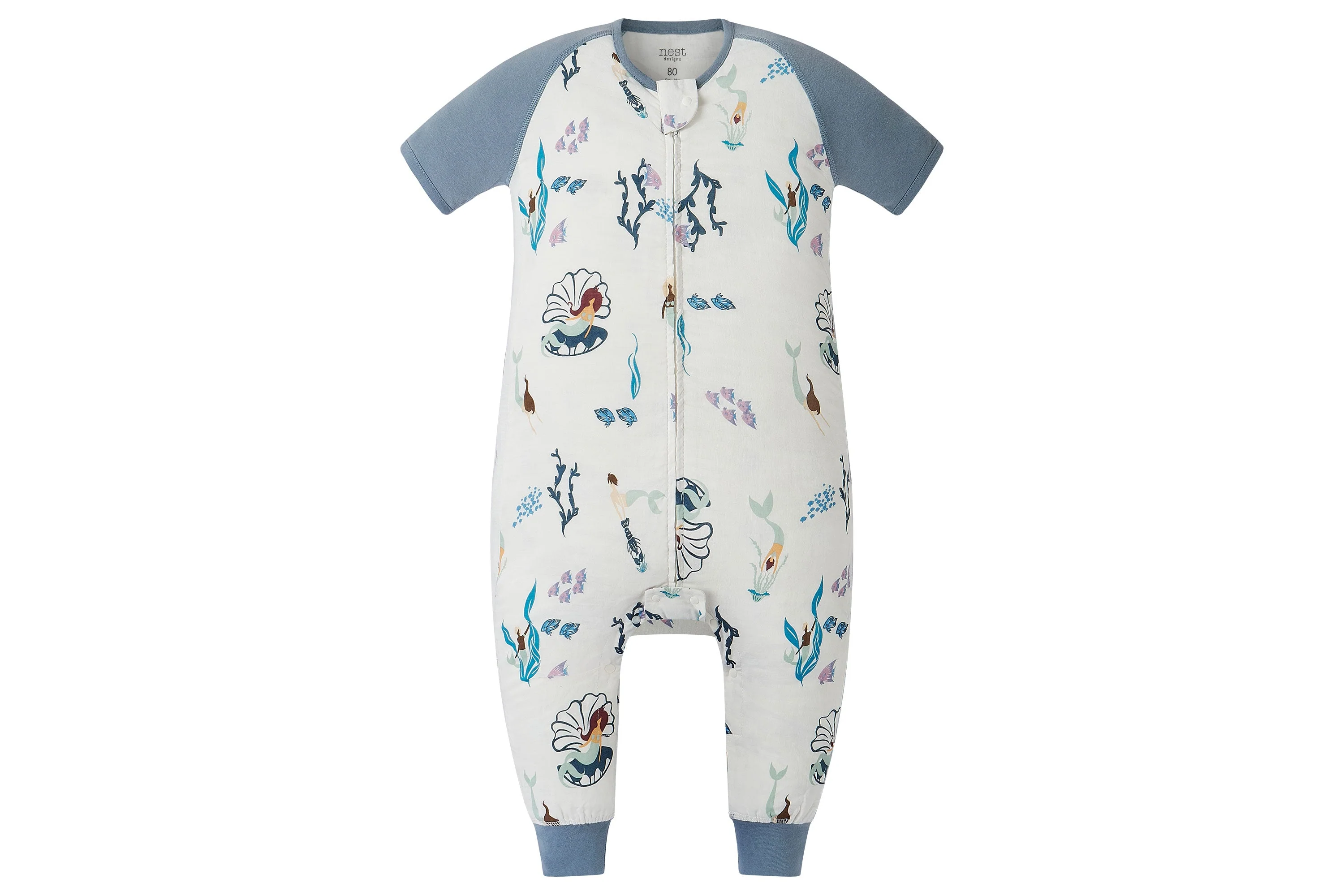 Raglan Short Sleeve Footed Sleep Bag - Image 3