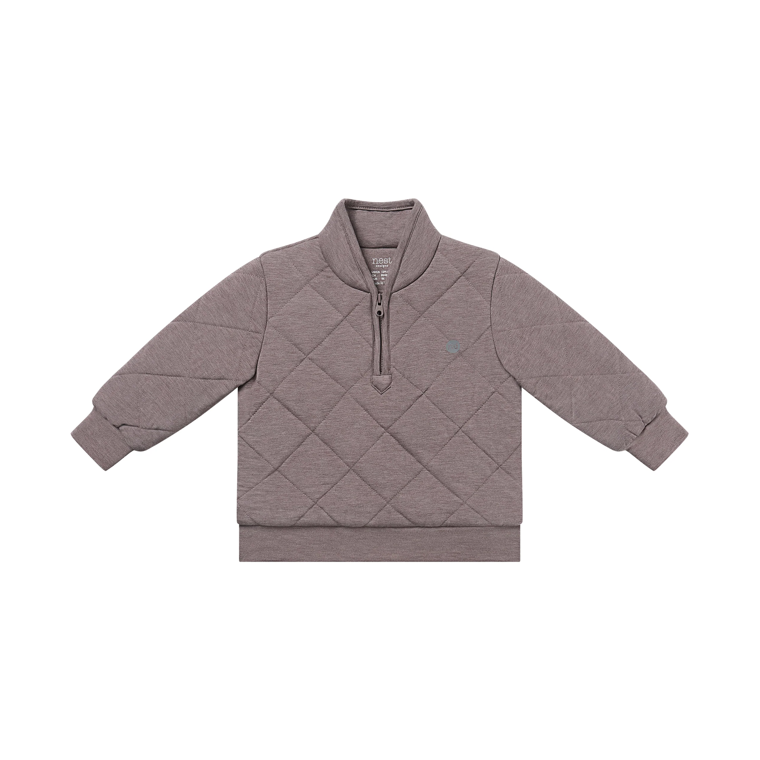 Basics Unisex Quilted Pullover - Image 4